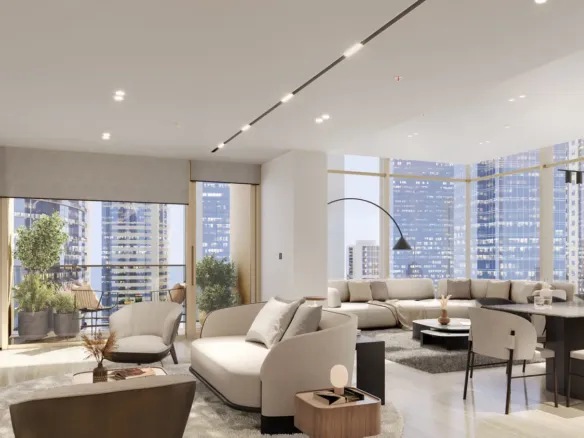DIFC Living — интерьер гостиной, фото 16