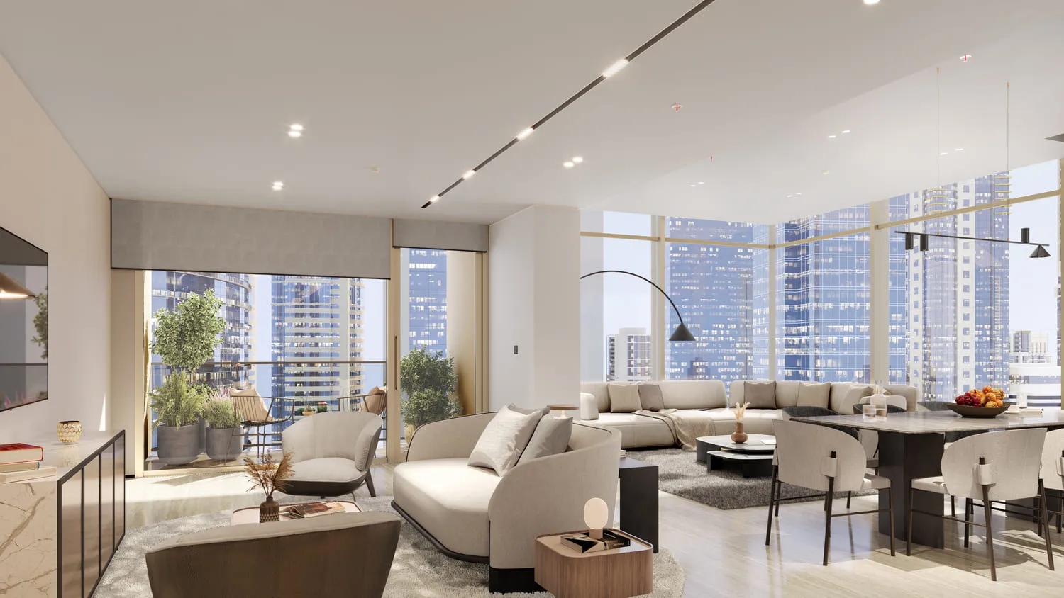 DIFC Living — интерьер гостиной, фото 16