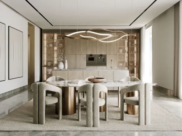 District One West Phase 2 — кухня-столовая