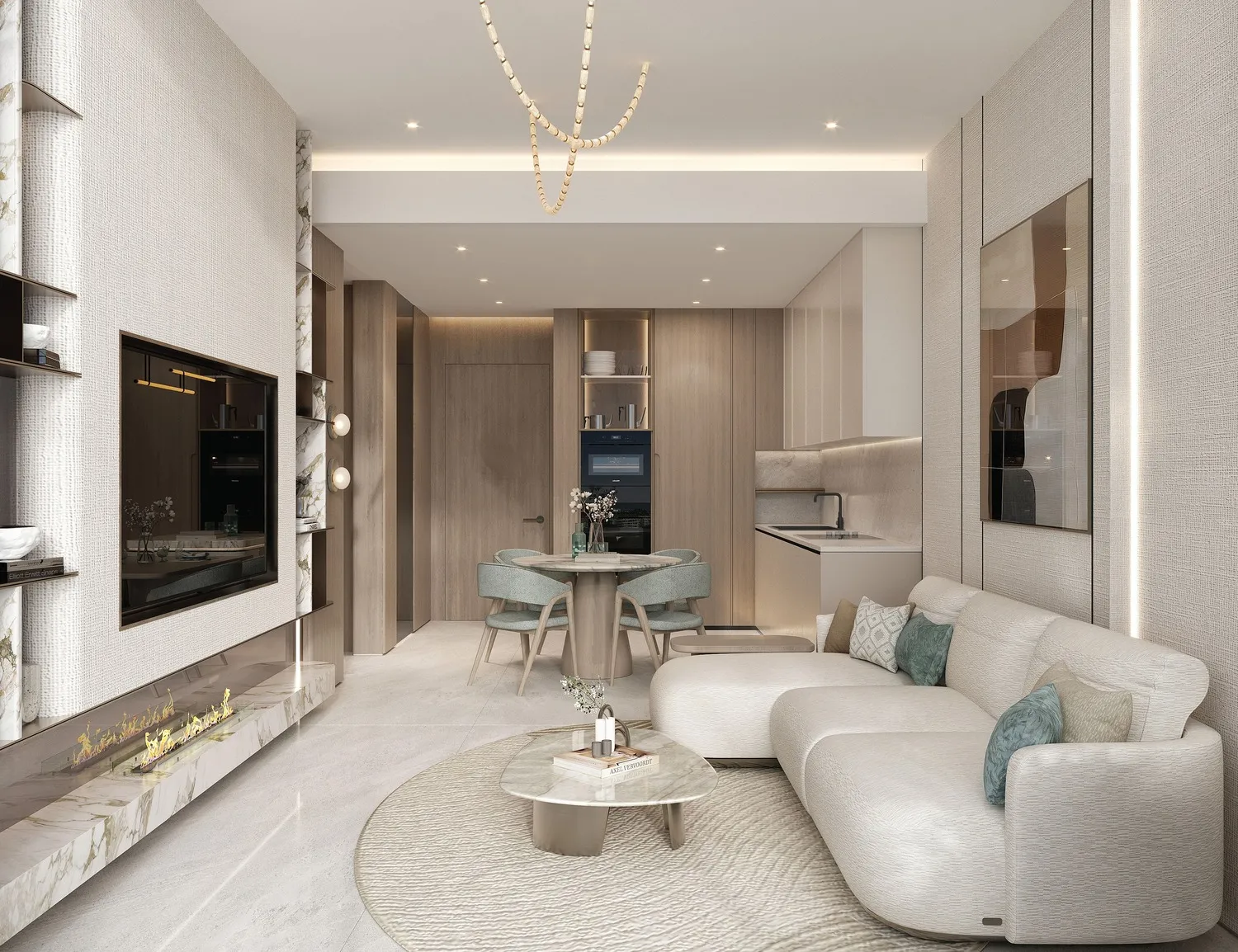 Divine Elements — интерьер гостиной, фото 8