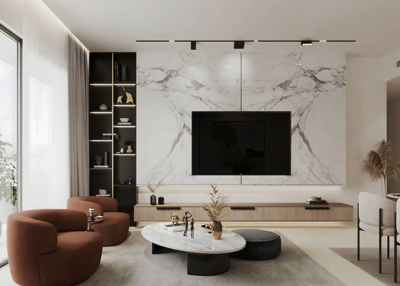 Divine Residencia — интерьер гостиной