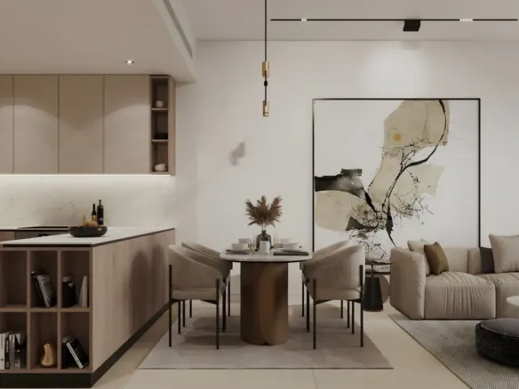 Divine Residencia — кухня-гостиная