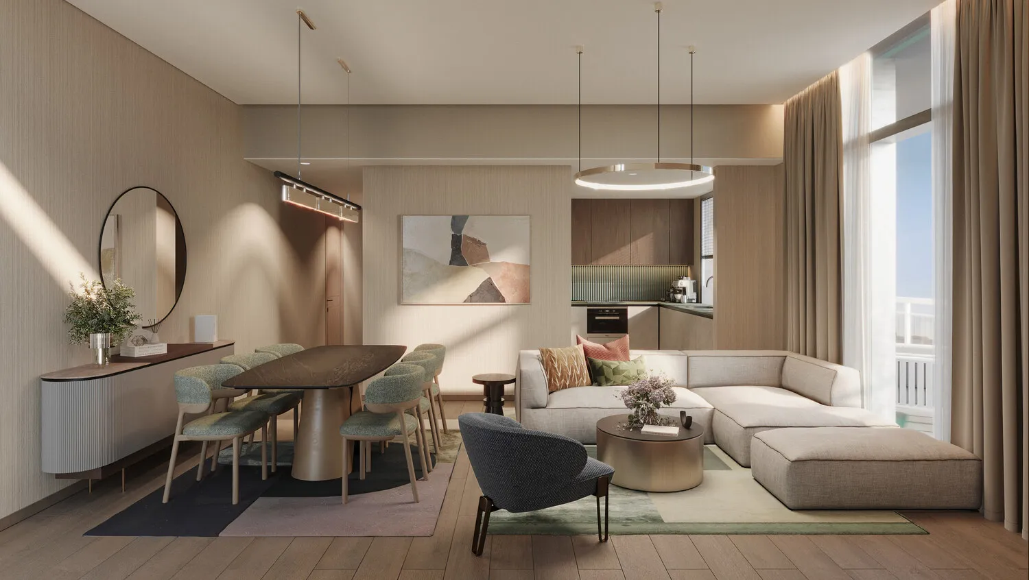 DoubleTree by Hilton — интерьер гостиной