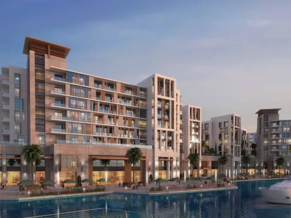 Dubai Wharf — вид на комплекс