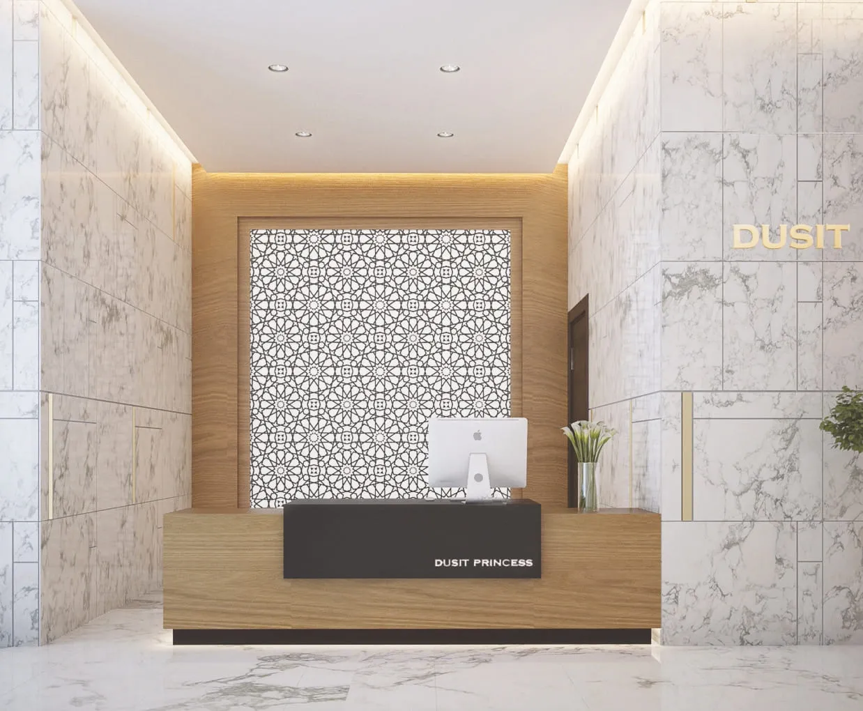 Dusit Princess — зона ресепшен