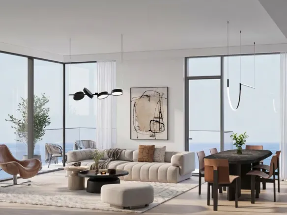 Edge Raha Island — интерьер гостиной