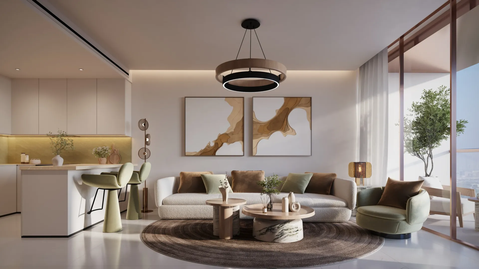 Eira Residence — интерьер гостиной