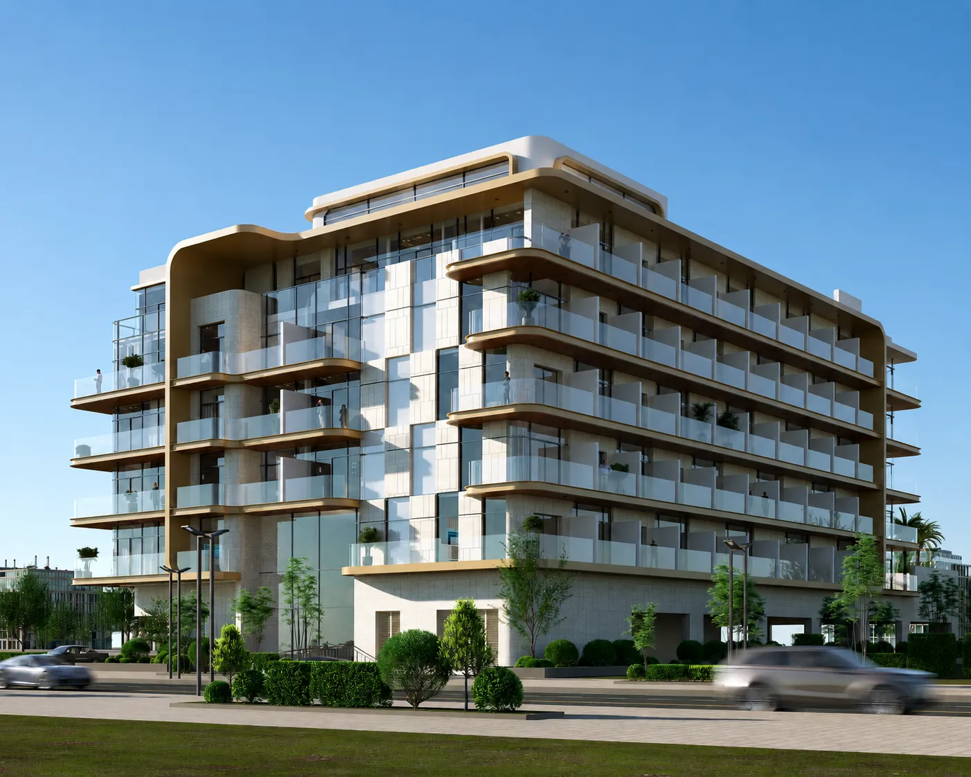 Elevia Residences 3 — фасад здания