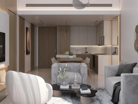Elevia Residences 3 — кухня-гостиная