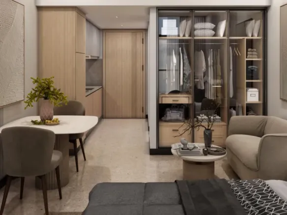 Elevia Residences 3 — интерьер студии