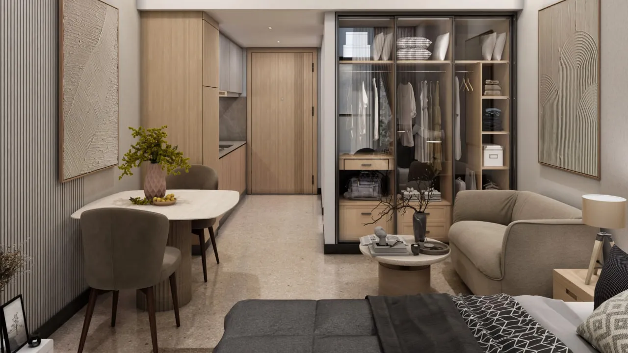 Elevia Residences 3 — интерьер студии