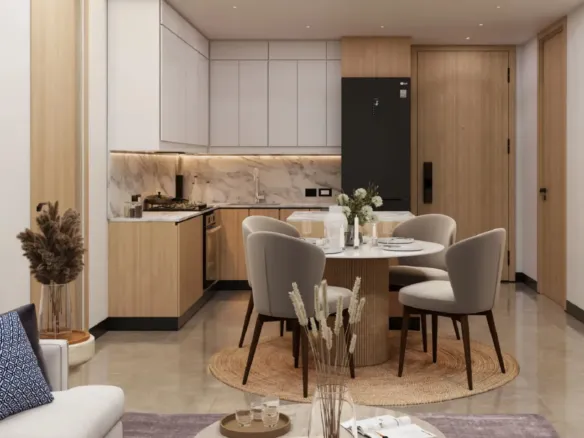 Elevia Residences 3 — кухня-столовая