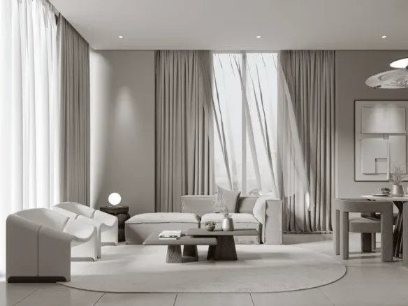 Elevia Residences — интерьер гостиной, фото 5