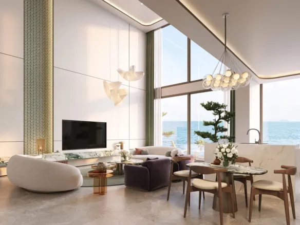 Elle Residences — интерьер гостиной