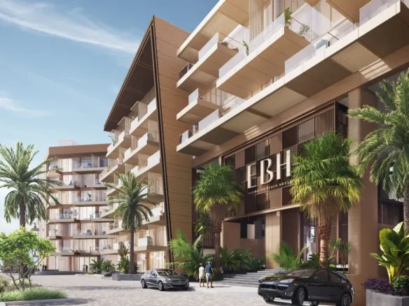 Ellington Beach House — вход в здание