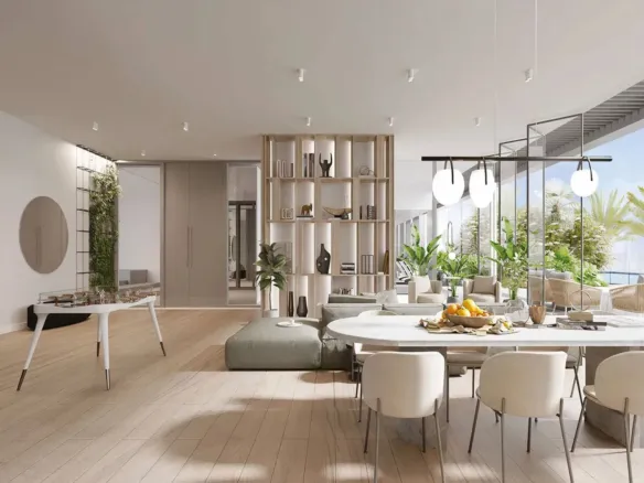 Ellington Beach House — интерьер гостиной