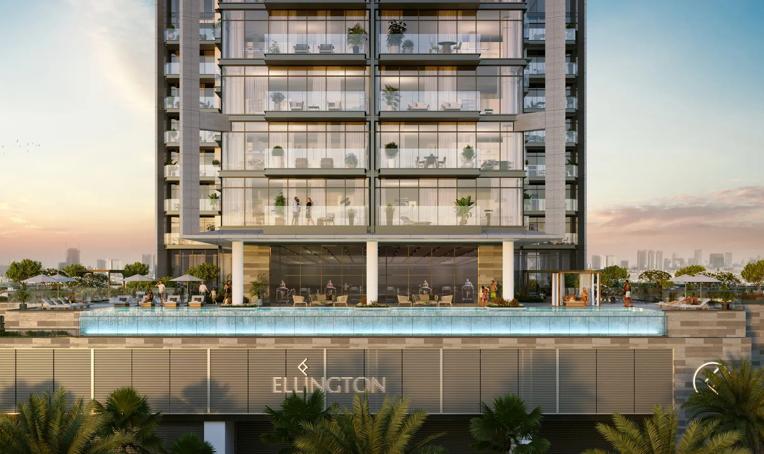 Ellington House IV — бассейн на террасе