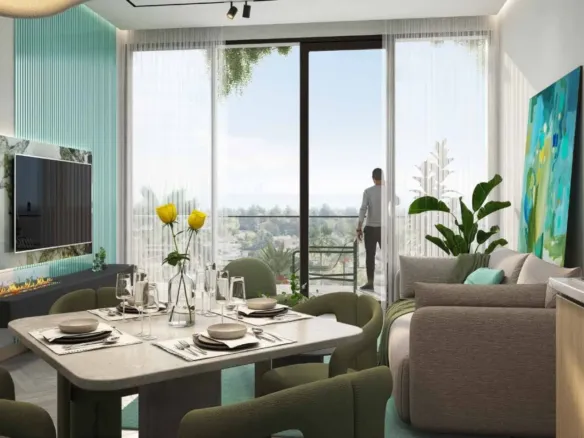 Elo 2 and 3 Damac — интерьер гостиной, фото 9