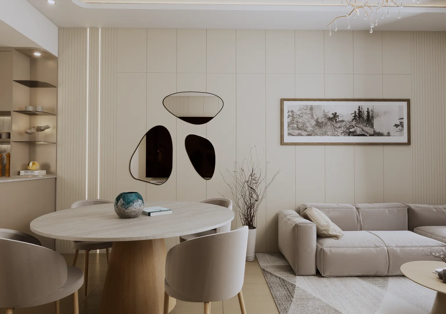 Enaya Residences — интерьер гостиной, фото 4