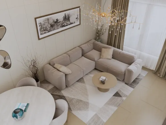 Enaya Residences — интерьер гостиной, фото 5