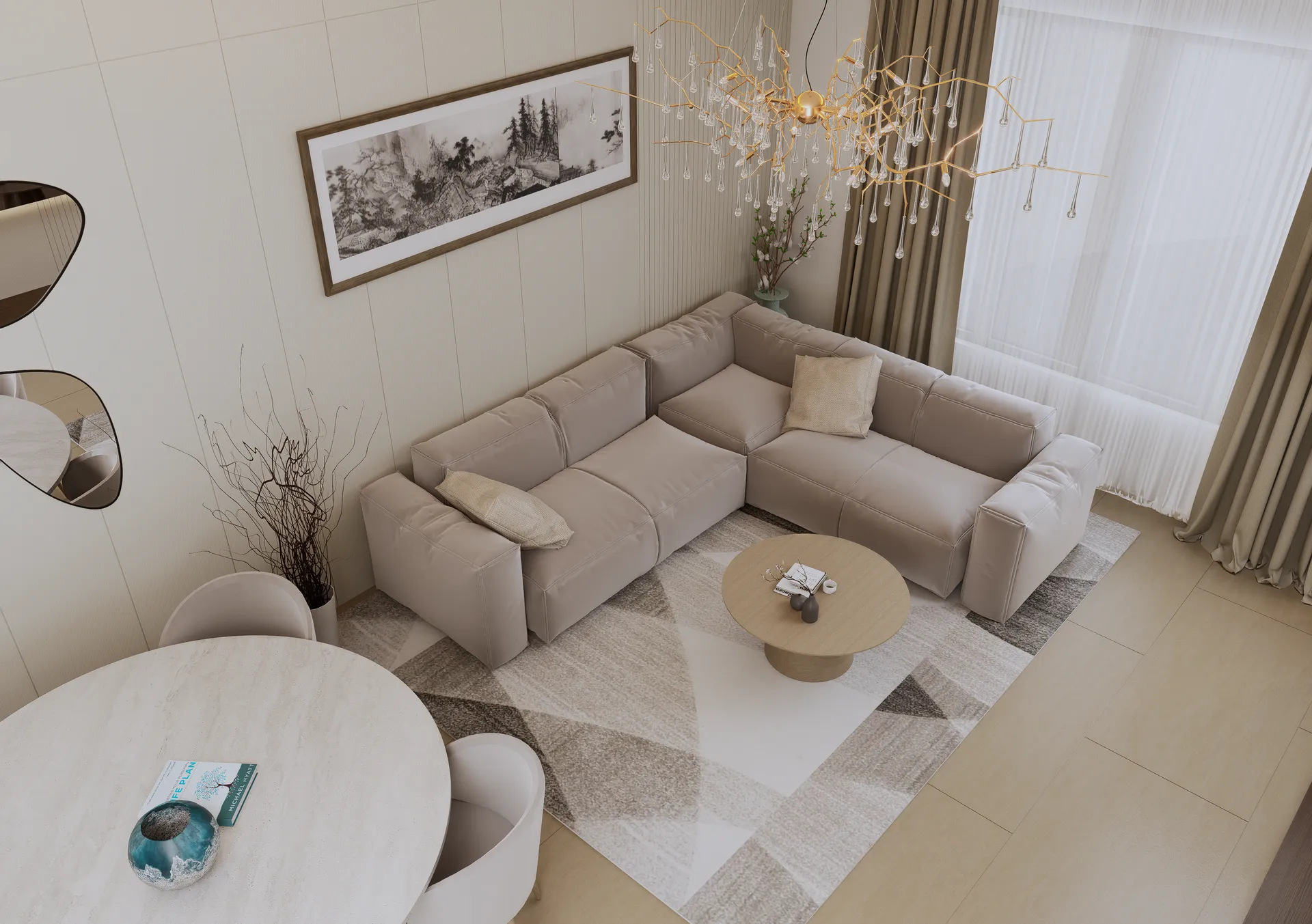 Enaya Residences — интерьер гостиной, фото 5
