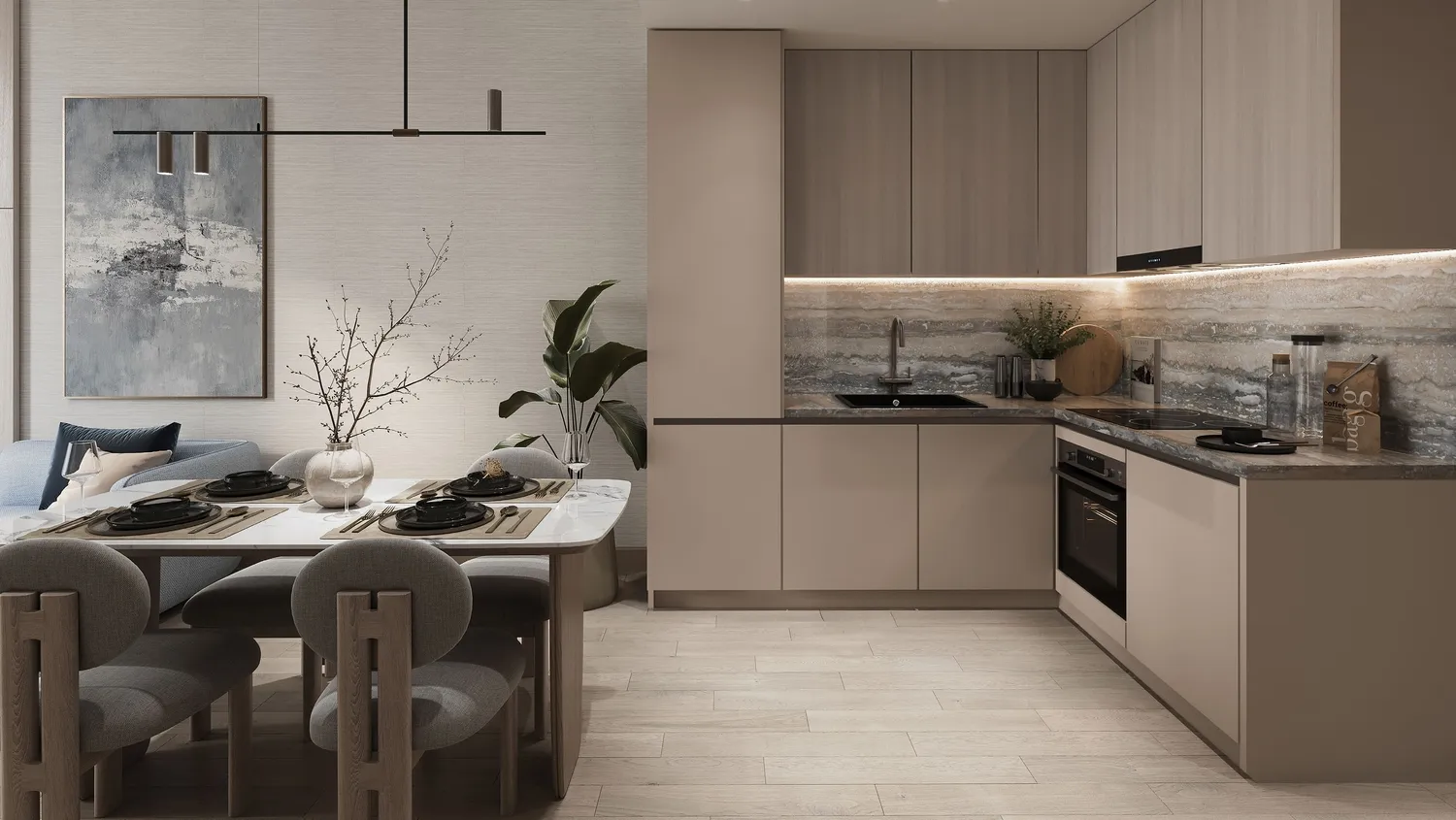Enre Residence by Imtiaz — кухня-столовая