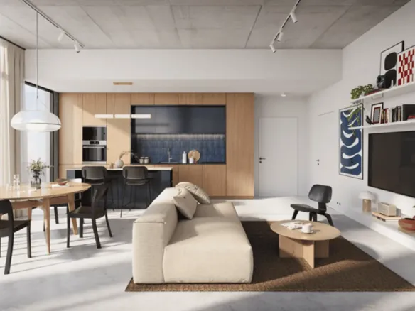 Enta Residences — кухня-гостиная
