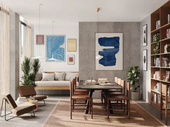 Enta Residences — интерьер гостиной