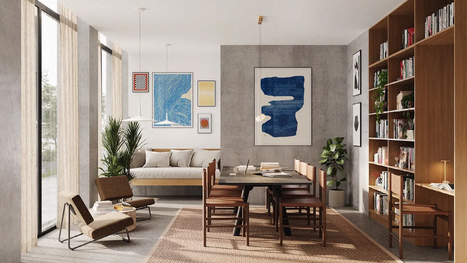 Enta Residences — интерьер гостиной