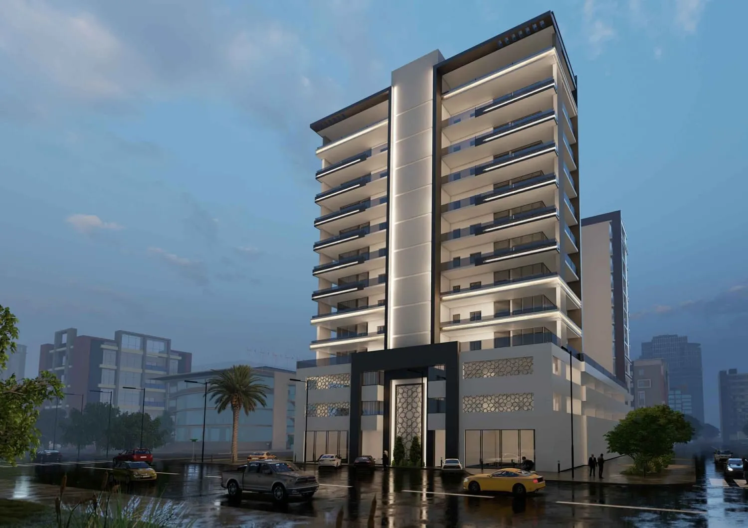 Equiti Residence — фасад здания