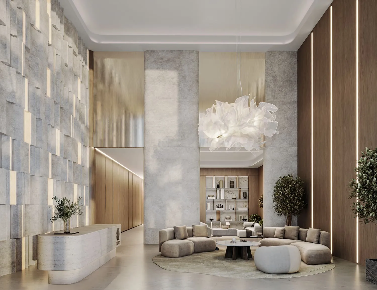 Esme Beach Residences — лобби