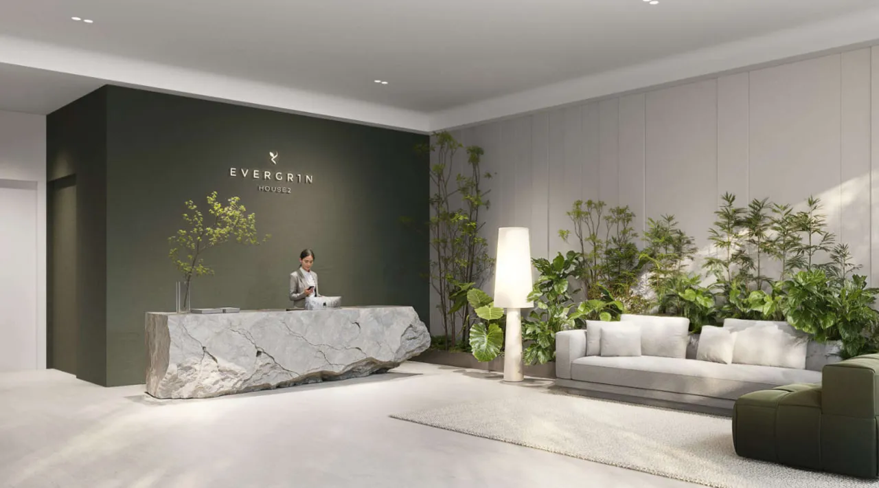EVERGR1N House 2 — лобби