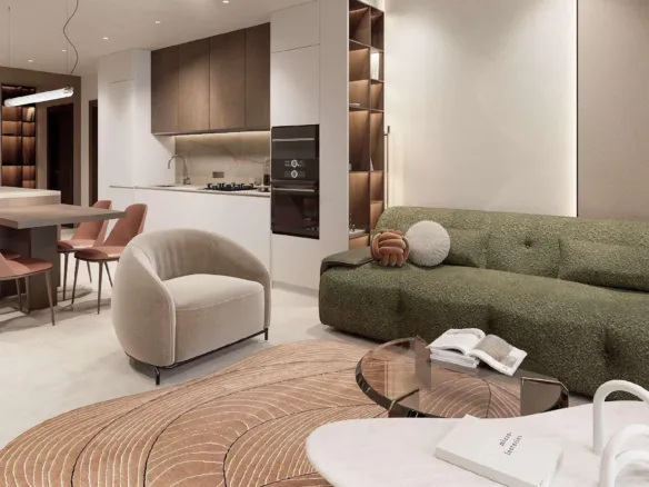 EVERGR1N House — интерьер гостиной
