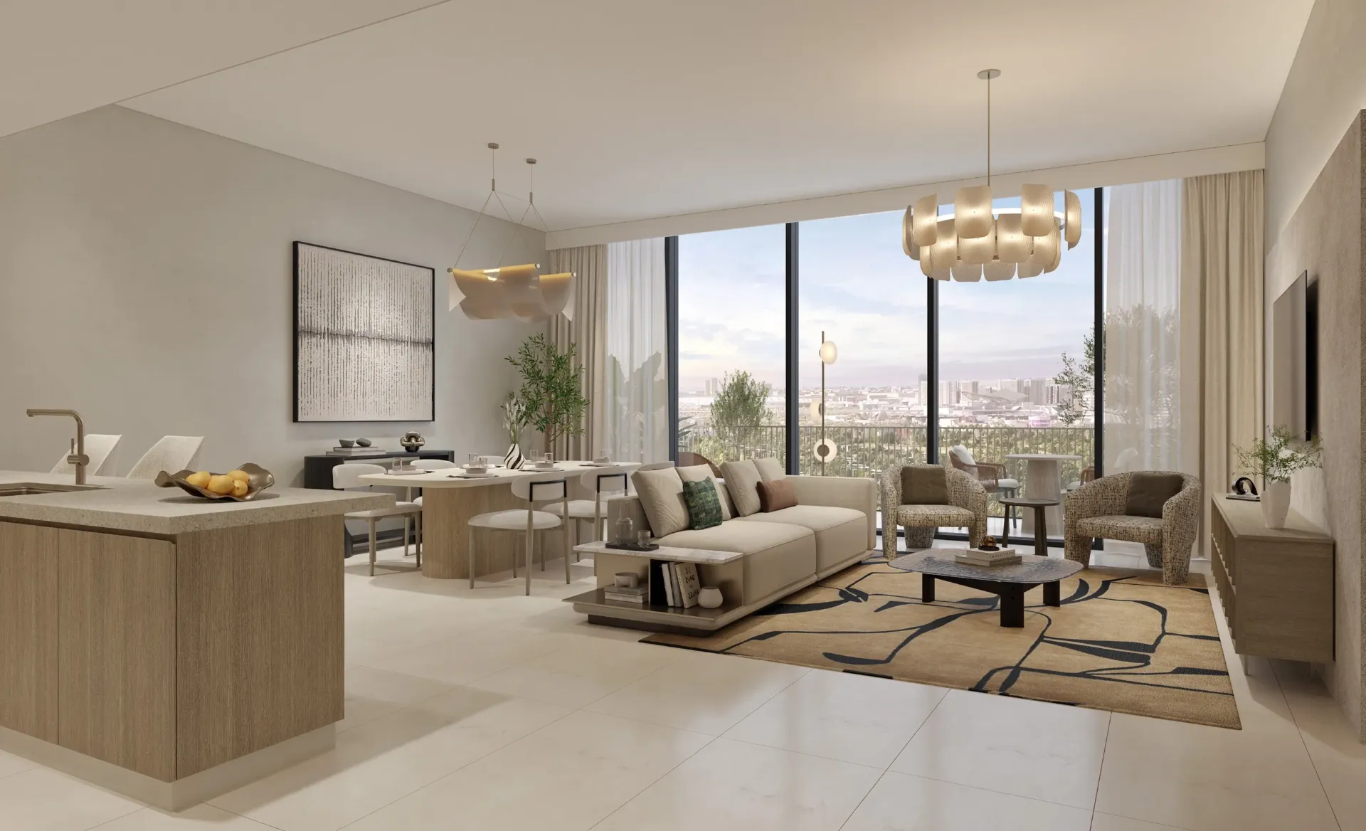 Expo Valley Views - Ghadeer — интерьер гостиной