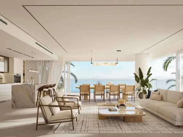 Fahid Beach Residences — интерьер гостиной