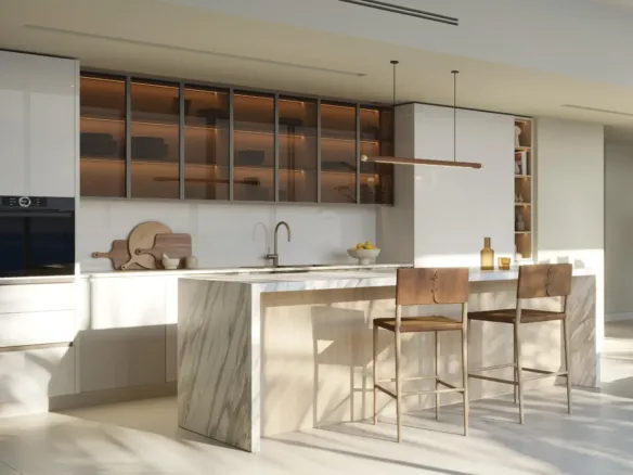 Fahid Beach Residences — кухня