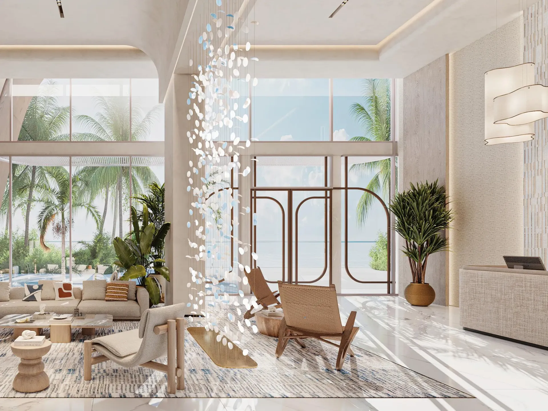 Fahid Beach Residences — лобби