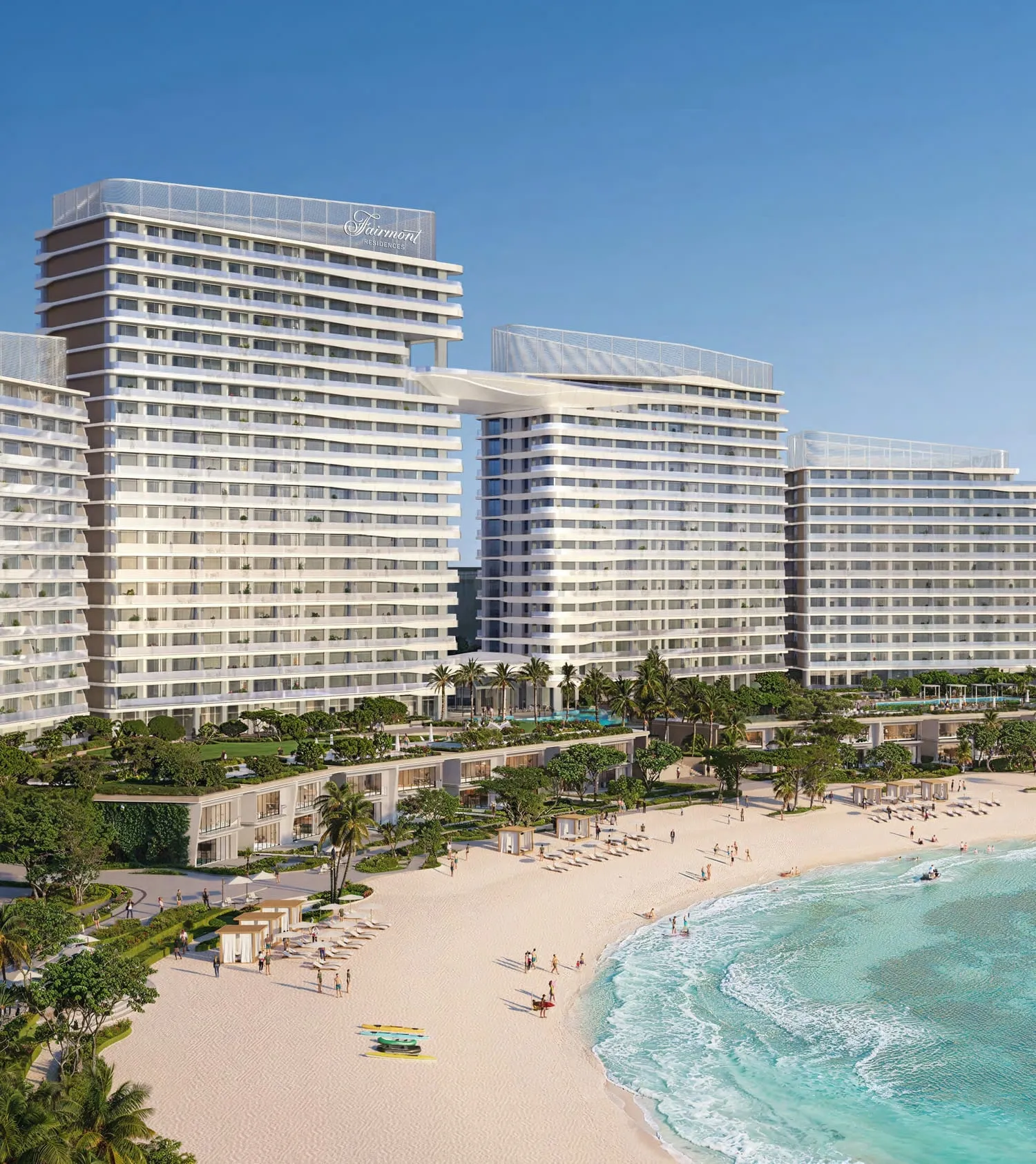 Fairmont Residences Al Marjan Island — вид на комплекс