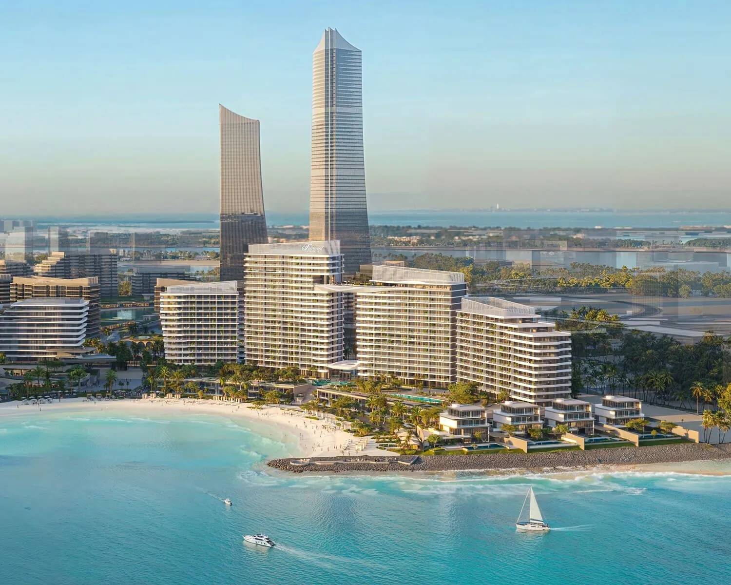 Fairmont Residences Al Marjan Island — вид на комплекс, фото 3