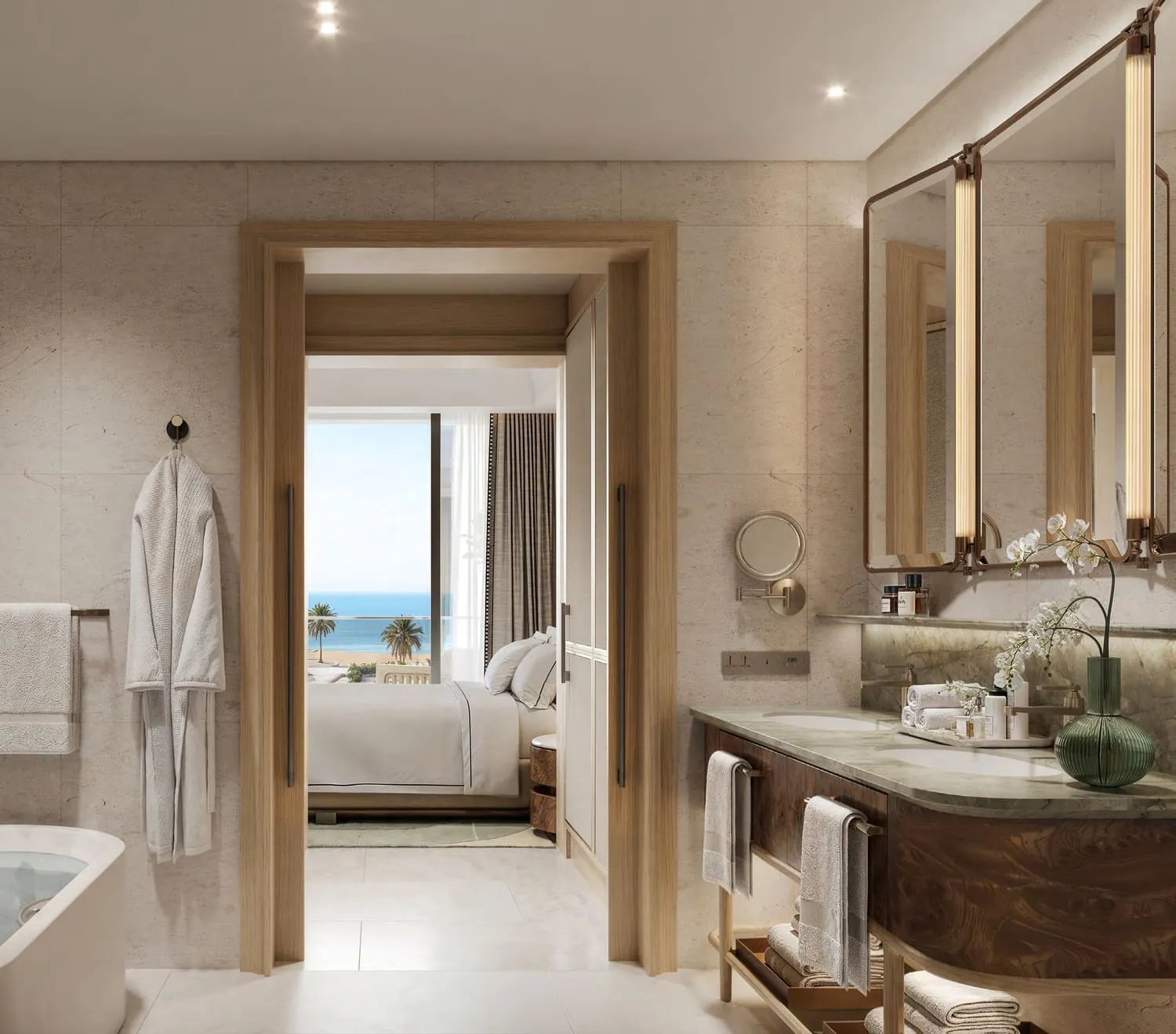 Fairmont Residences Al Marjan Island — ванная комната