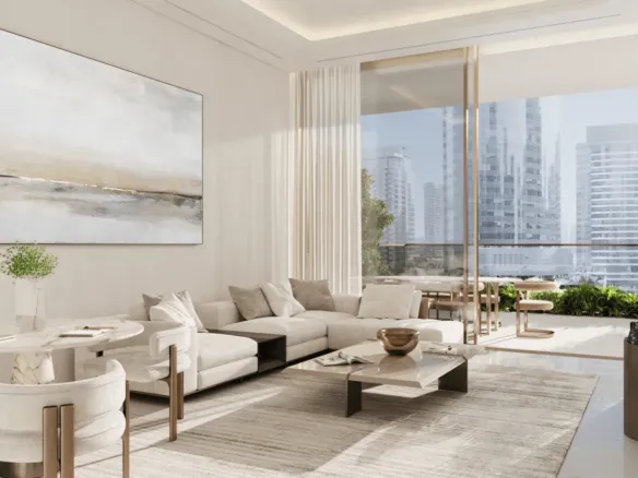 Fairmont Residences Solara Tower — интерьер гостиной