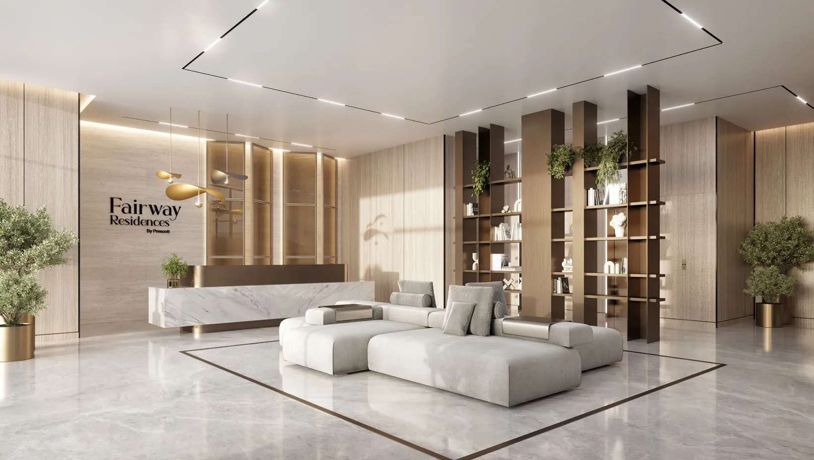 Fairway Residences — лобби