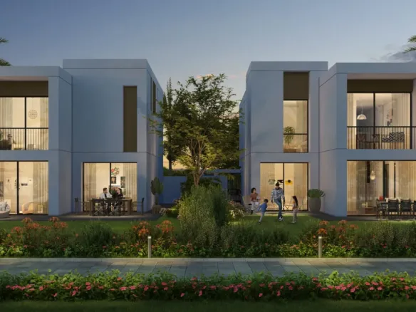 Fairway Villas 2 — фасад таунхаусов