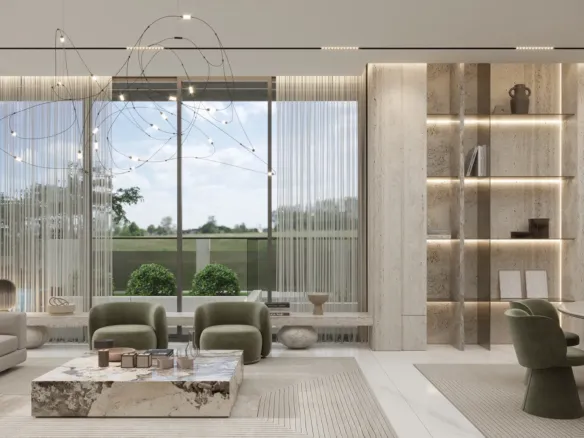 Fairways 156 — интерьер гостиной, фото 7