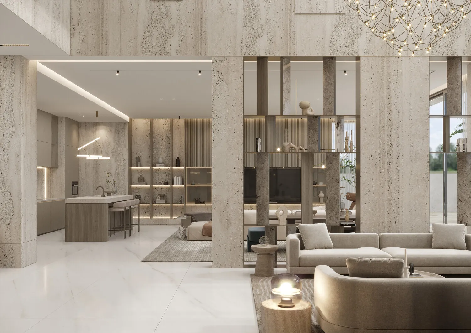 Fairways 156 — интерьер гостиной, фото 9