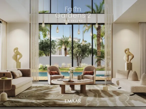 Farm Gardens Villas 2 — интерьер гостиной