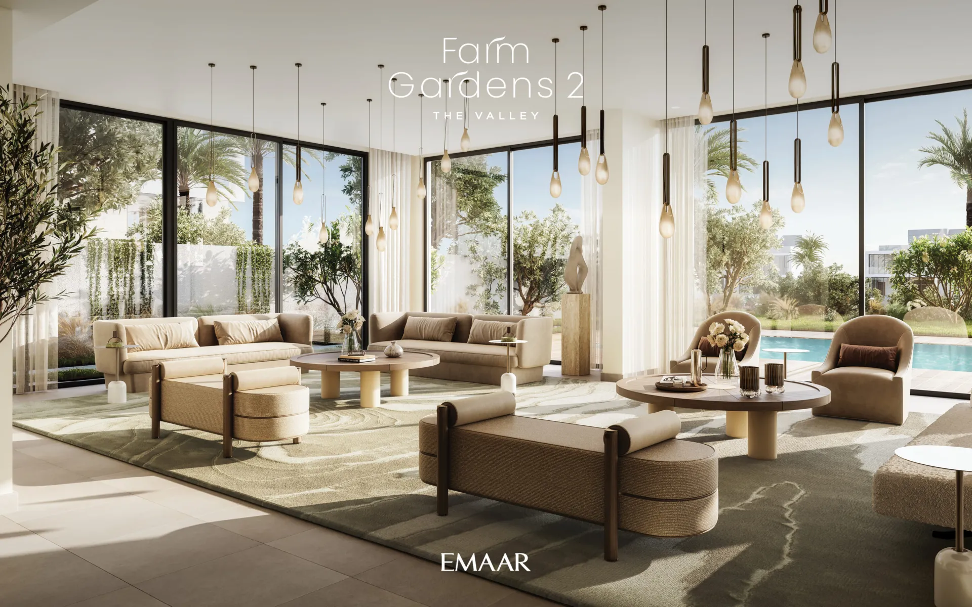 Farm Gardens Villas 2 — интерьер гостиной, фото 11
