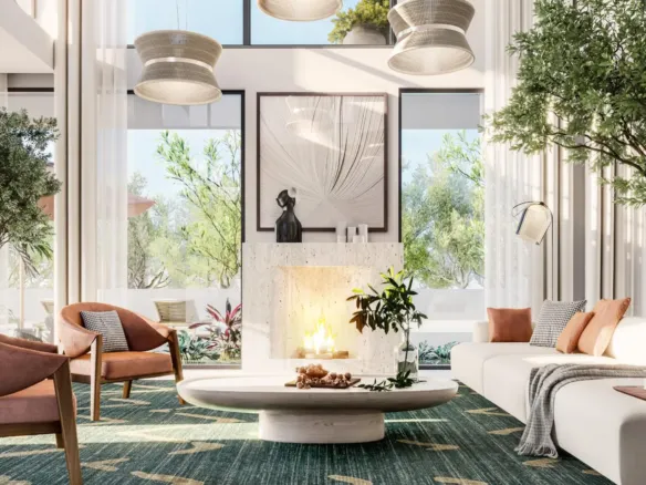 Farm Gardens Villas — интерьер гостиной