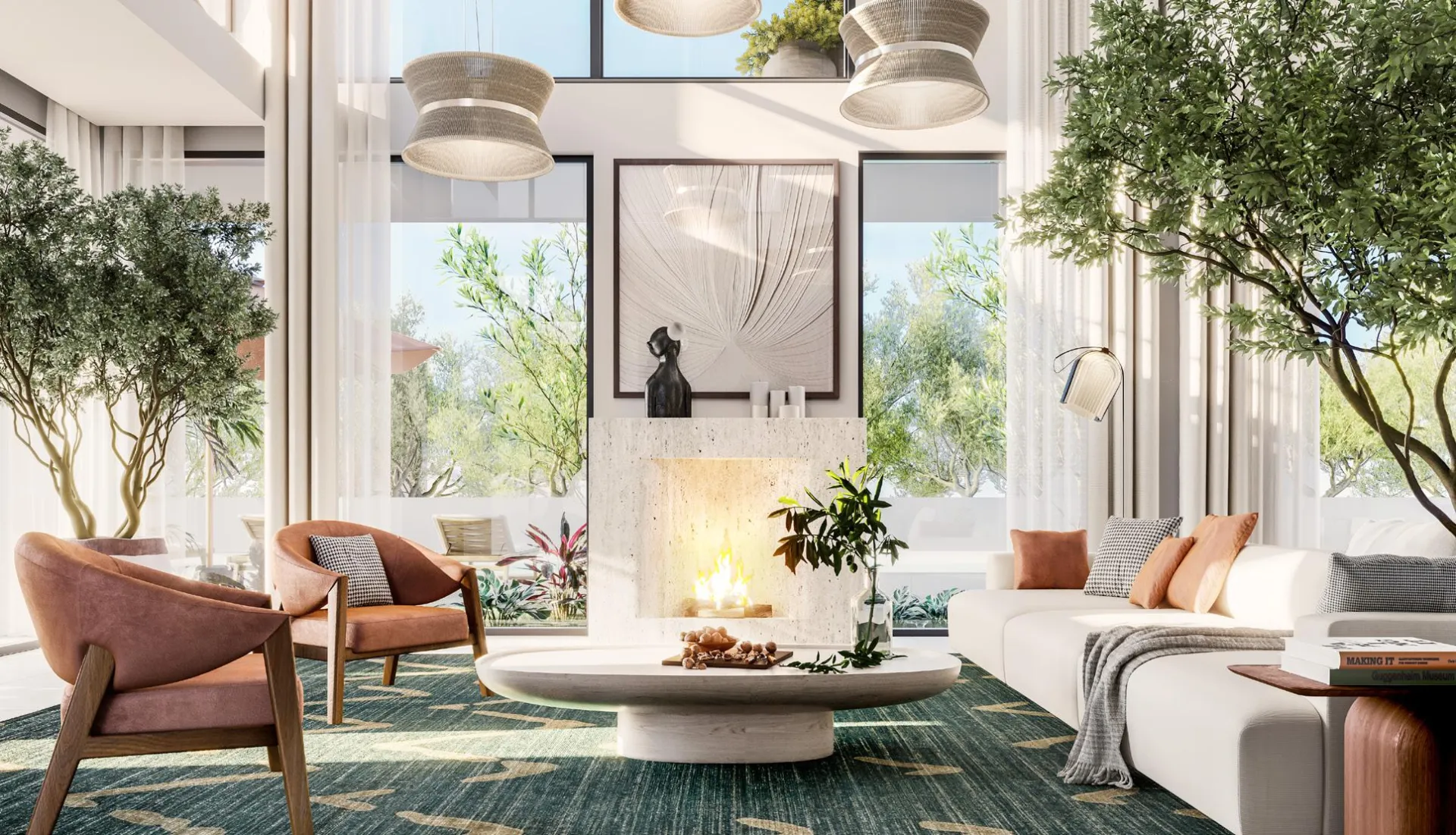 Farm Gardens Villas — интерьер гостиной
