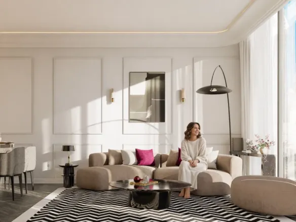 Fauchon Residences — интерьер гостиной